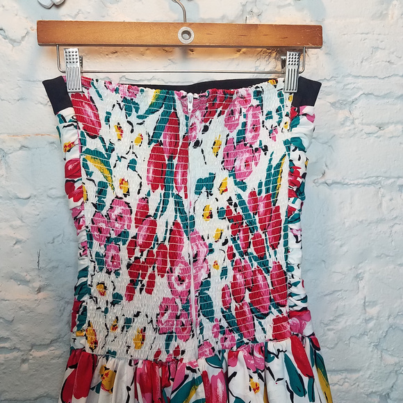 Fun 80s Semi-Formal Floral Dress - Picture 6 of 8